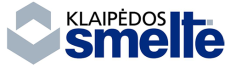 Blaues Logo von Klaipedos smelte.